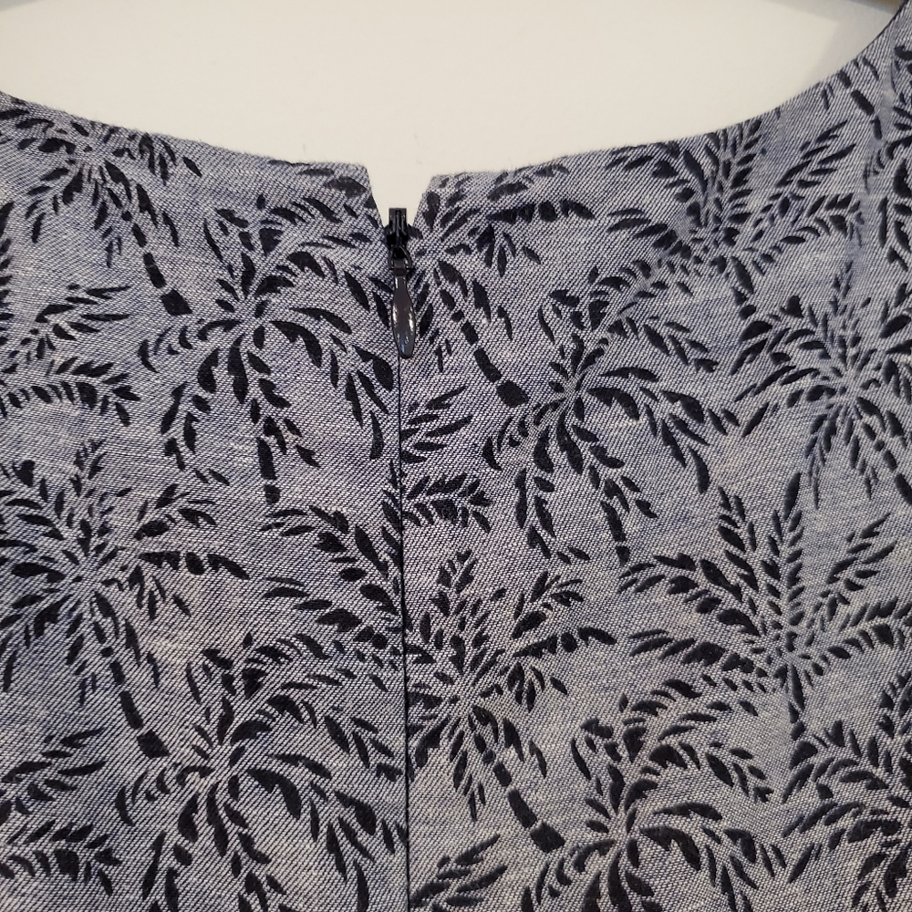 J. Crew Cotton/Linen Blend Dress Women's Size 4 - Picture 6 of 11